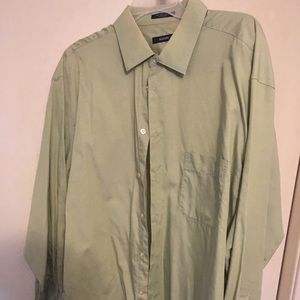 Alfani light green dress shirt. 17 1/2 32/33